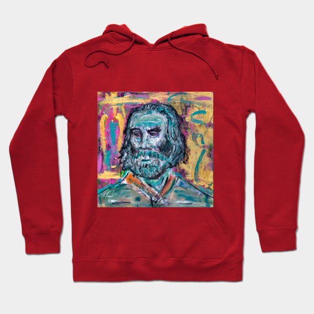 Walt Whitman Hoodie by ElSantosWorld